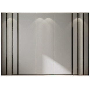 卧室背景墙硬包床头电视格栅墙背景木饰面护墙板装饰板软包定制