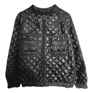 新款摩多伽格羽绒服女短款轻薄白鸭绒简约时尚复古夹克纯色21156