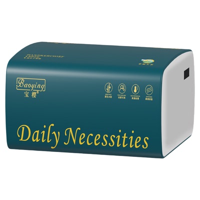 60大包360张宝樱抽纸加厚纸巾餐巾纸家用实惠装整箱卫生纸擦手纸