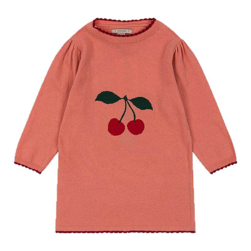 3件5折 现货Konges Slojd FW24秋冬女宝针织外套毛衣连衣裙