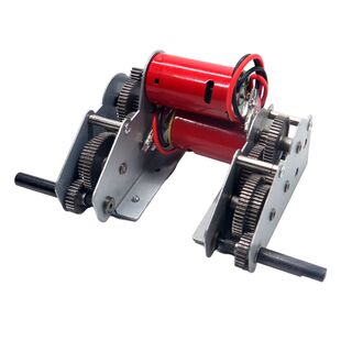 恒龙1比16系列遥控坦克配件高强度金属齿轮驱动波箱红皮电机带线