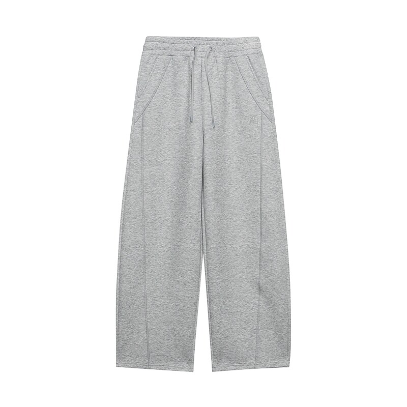 美特斯邦威女弯刀裤2026春新款简约纯色针织