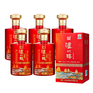 泸州老窖天瑞祥42度浓香型白酒整箱喜酒婚宴用酒纯粮食酒送礼盒装