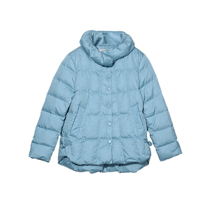 ZOLLE因为围脖泡芙云朵软糯感保暖舒适羽绒服女25秋冬新品