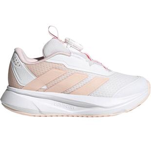 阿迪达斯童鞋女童运动鞋25秋季儿童DURAMO网面旋钮跑步鞋子HP3598