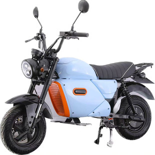 永久小钢炮M3狒狒电动摩托车72V大功率长续航双人复古电摩可上牌