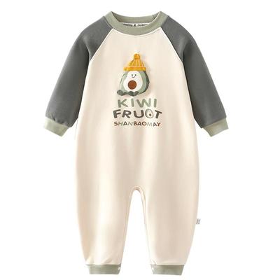 上宝麦德绒儿童连体睡衣家居服