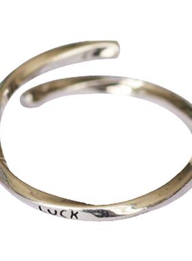 莫比乌斯环~幸运LUCKY戒指冷淡风