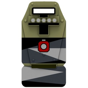 小颗粒军事积木人仔MOC手持武器LD017重型防弹涂装盾牌兵人偶配件
