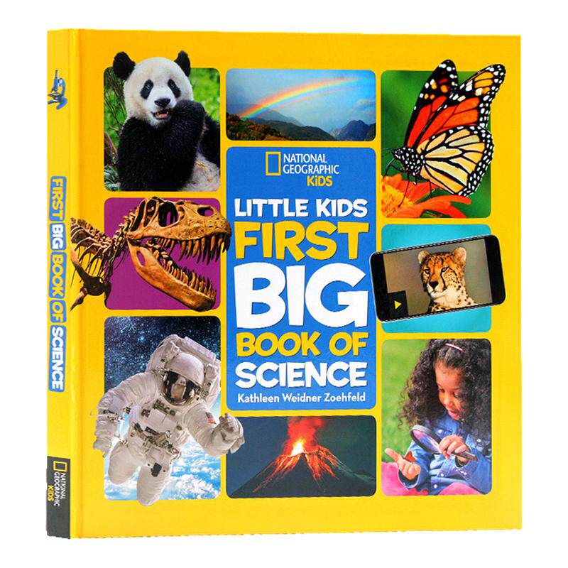 进口英文原版正版 美国国家地理 National Geographic Little Kids First Big Book of science 儿童百科普彩色绘本 精装大开本