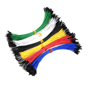 1P双头单根杜邦线2.54mm彩排端子连接线20cm母对母 公对公 公对母