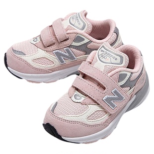 New Balance nb童鞋0-4岁小童女童春秋网面防滑学步鞋IV990PK6