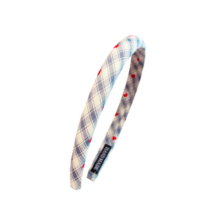 儿童发箍不勒头格纹发卡刘海前额头饰女款防滑小学生上学头箍女童