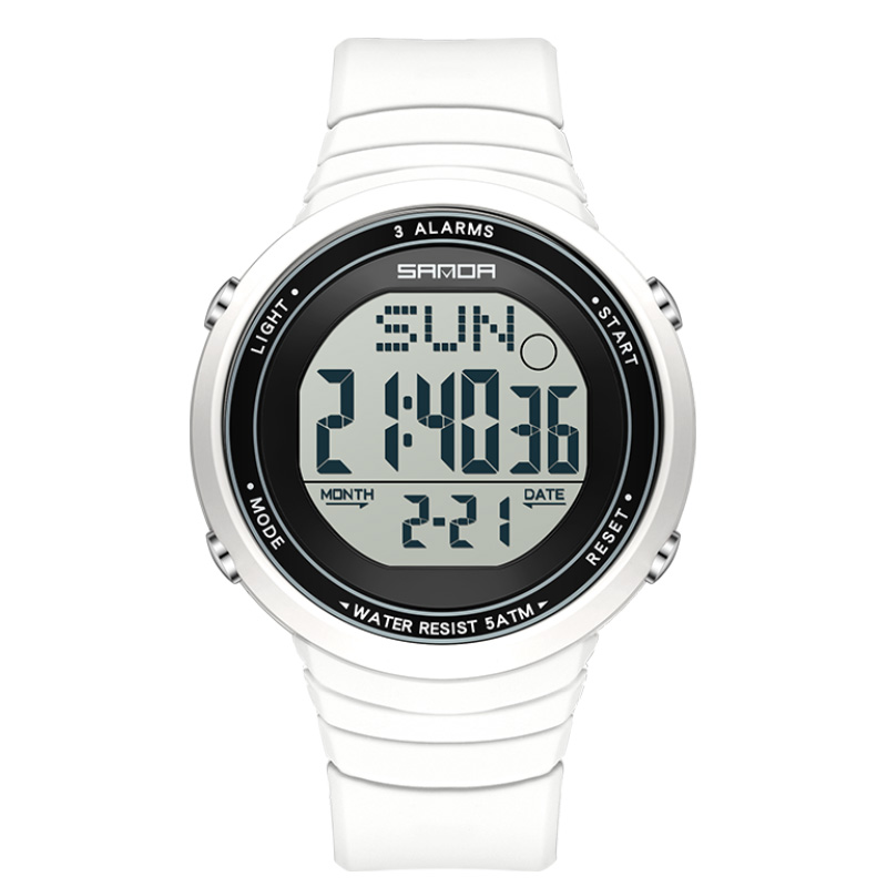 手表女款初中学生初高中生住校女生用可设闹钟只看时间儿童电子表