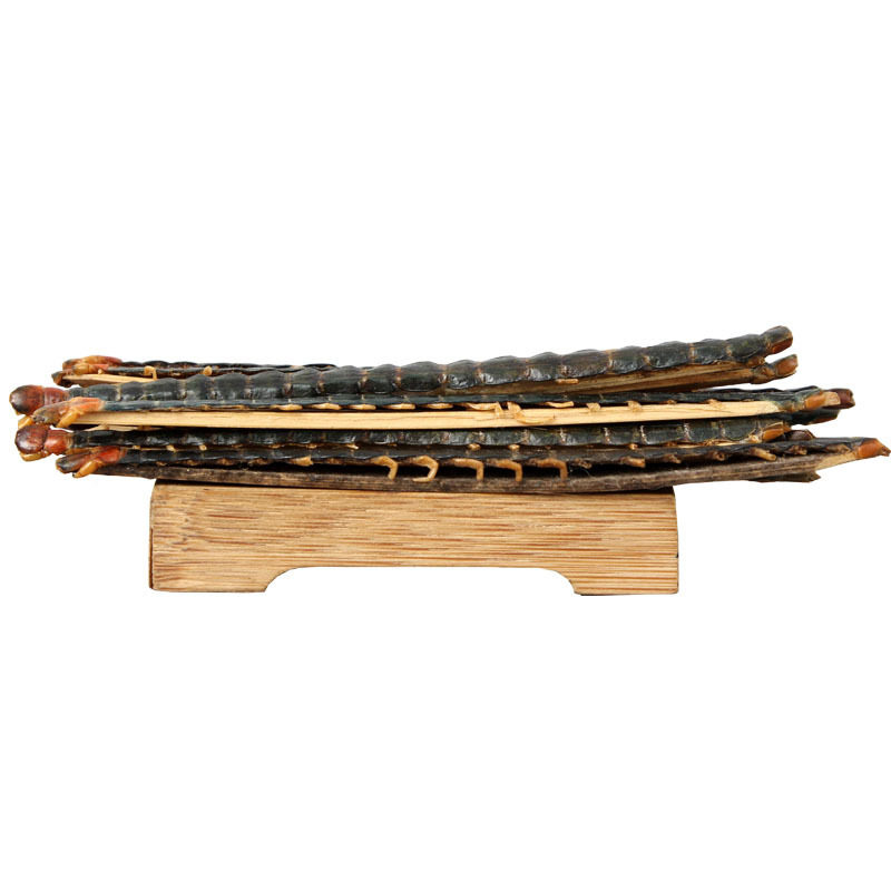 干蜈蚣中药材正品红头蜈蚣