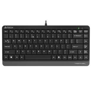 双飞燕87键有线键盘笔记本台式电脑USB外接家用办公鼠标套装FK11