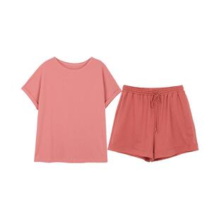 【断码福利】淳度夏季短袖睡衣女士睡裙大码可外穿家居服男套装