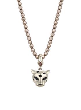 【自营】VITARING原创设计豹子流苏项链女欧式高档时尚设计锁骨链