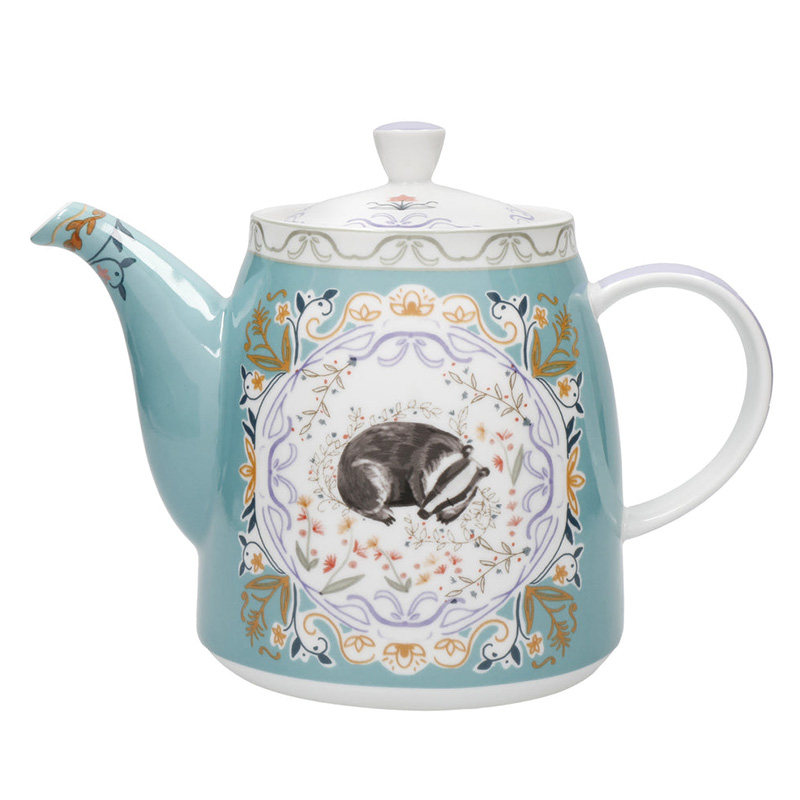 LondonPottery森系野趣睡獾茶壶