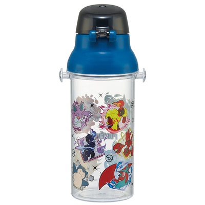 skater儿童水杯透明杯身直饮塑料