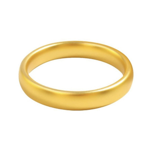 水贝黄金轮胎金包银手镯古法实心素圈传承黄金镯子送女友七夕礼物