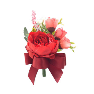 飞雁企业结婚用品婚礼新郎新娘长辈胸花商务庆典开业嘉宾仿真襟花