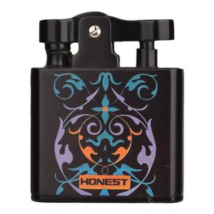 【战壕旗舰店】清辉煤油打火机按压式一键点火磕头老式彩印个性