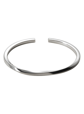 素图小众配饰足银莫比乌斯手镯女