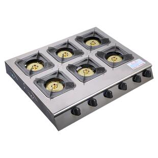 煲仔炉商用三四六八头猛火砂锅灶具液化天然气多眼孔燃气煤气灶头