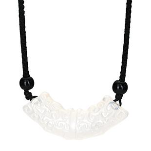 周大生官方玉髓吊坠情侣款天然玉石云纹玉髓挂坠正品情侣生日礼物