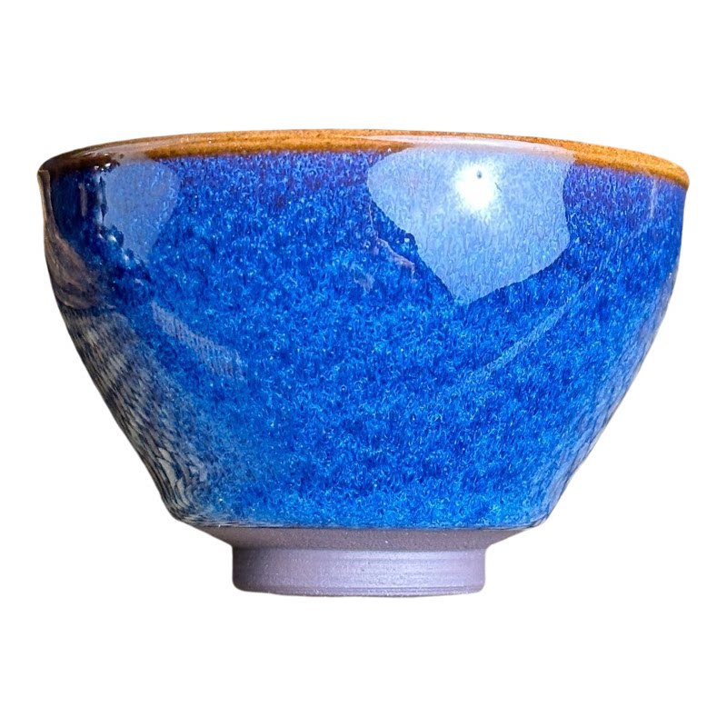 星瀚回蓝手工窑变天目建盏主人杯