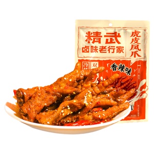 精武虎皮凤爪300g香辣味冷热两吃