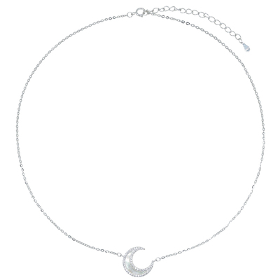 AWE罗云熙成毅款s925银月亮项链