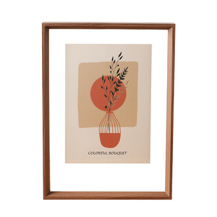 双面透明亚克力展示相框摆台6寸7寸8寸标本画框装裱a4照片框定制