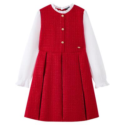 elandkids女童千金风连衣裙