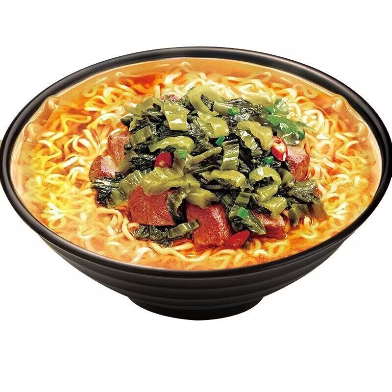国圆清真老坛酸菜肉酱拌面方便面
