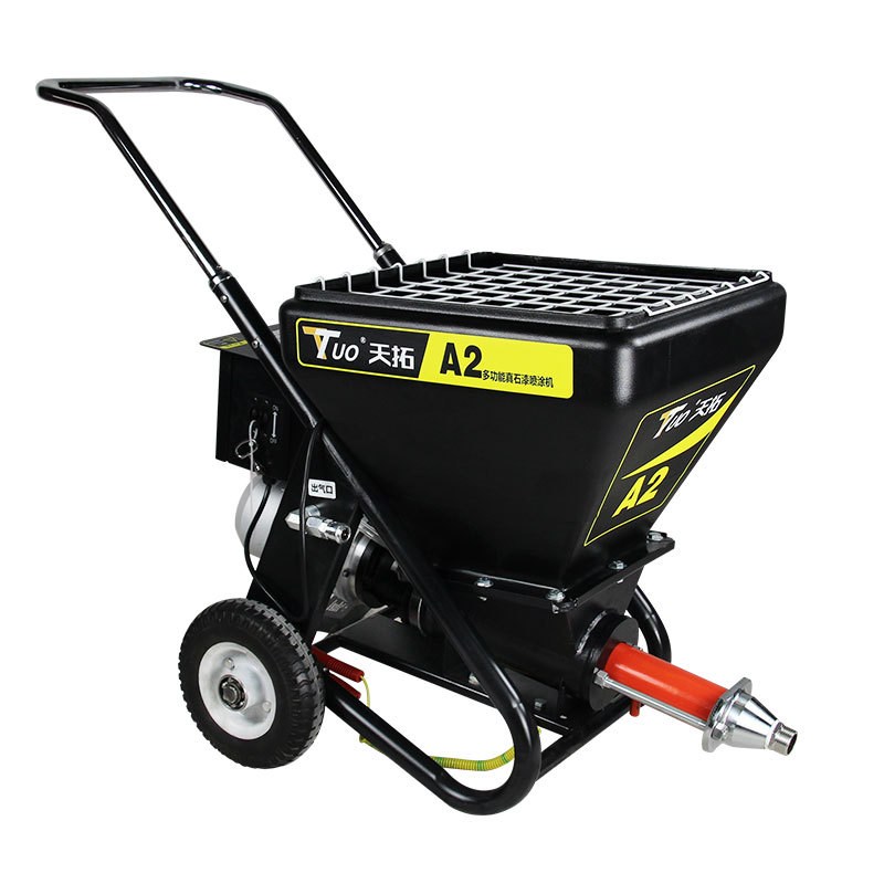 天拓真石漆喷涂机外墙抗裂砂浆喷涂机钢构防火涂料喷涂机