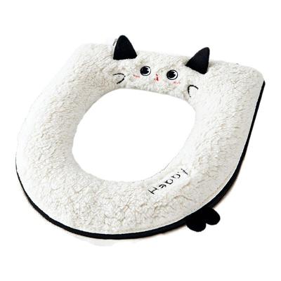 冬季加厚毛绒马桶垫四季通用