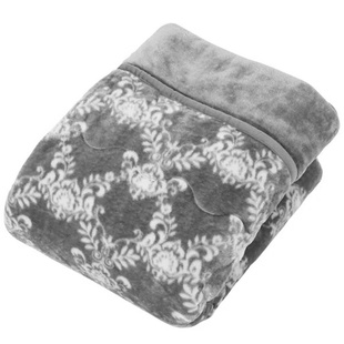 外贸超吸湿发热毯保暖加厚双层夹棉毛毯秋冬保温午休毯出口日单