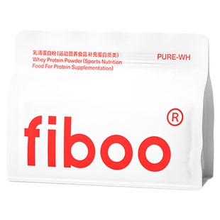 fiboo纯净蛋白粉浓缩分离乳清蛋白质粉女性健身运动营养粉