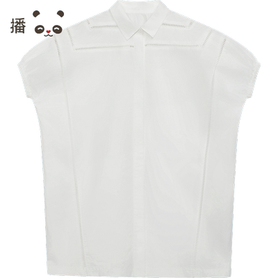 播broadcute童装连衣裙2024春夏新款女童蝙蝠袖衬衫裙KGR2L934