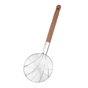 德国不锈钢漏勺商用笊篱厨房商用捞面勺漏网捞勺大过滤网密大漏瓢