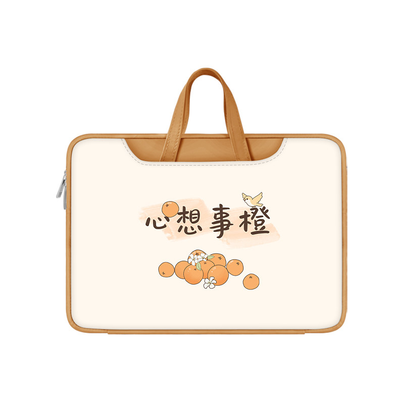 手提笔记本电脑包女士2025新款16英寸通勤适用华为matebook15.6苹果macbook平板保护套小米14联想平板收纳包