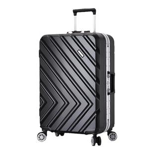 凌秀行李箱女20寸铝框加厚拉杆箱24结实耐用旅行箱登机密码箱防刮