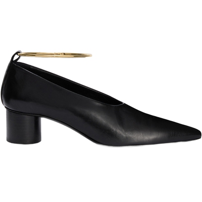 【早春新品】JIL SANDER新品女士羊皮革浅口高跟鞋