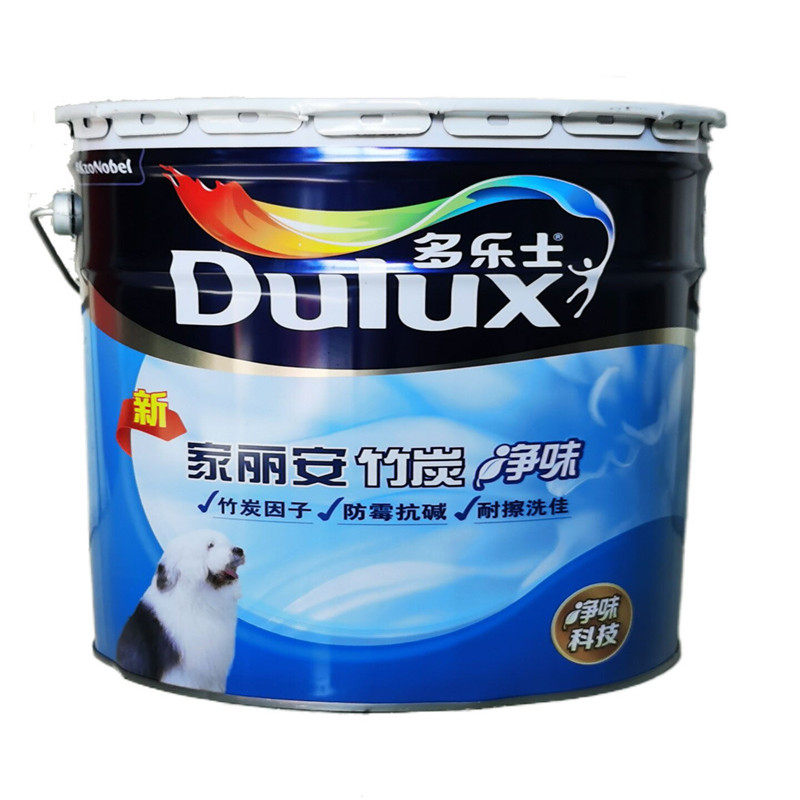 多乐士济南专卖店家丽安净味竹炭18L乳胶漆涂料环保墙面漆