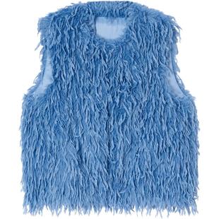 ToyzY | 环保皮草 | 羽毛流苏马甲背心女2025秋季新款ZC35301040