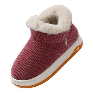 2025新款高帮加绒加厚情侣棉鞋冬季家居老人保暖拖鞋防滑棉鞋毛绒