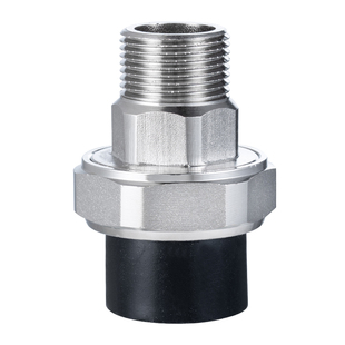 顶建 PE外丝活接 外牙铜活接20 25 32 40 50PE水管接头配件PE接头