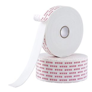 泡棉双面胶高粘度2mm3mm加厚强力墙面固定海报广告手工用宽泡沫胶密封缓冲填充白色海绵双面胶带批发粘胶粘贴